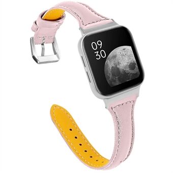 Quick Release Horlogeband Top Grain Koeienhuid Lederen Horlogeband voor Oppo Watch 41mm