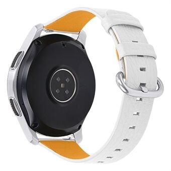 Toplaag koeienhuid Litchi graan verstelbare riem voor Samsung Gear S3 Frontier / S3 Classic