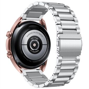 Voor Huawei Watch GT 2 42 mm / Watch 2 Horlogeband in roestvrij Steel Quick Release 20 mm Horlogeband Zakelijk horlogebandje - Zilver