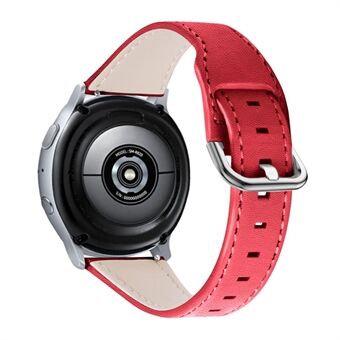 Voor Samsung Gear S3 Frontier/Gear S3 Verstelbare Stijlvolle Horlogeband met Roestvrij Steel Gesp Koeienhuid Lederen Armband (22mm)