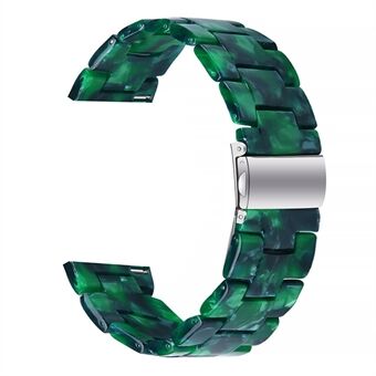 20 mm hars Smart horlogeband voor Garmin Vivomove 3 / Garminmove 3, vervangende armband met Steel stalen gesp