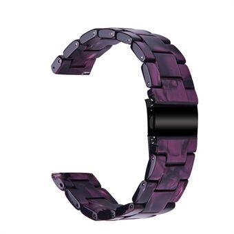 20 mm hars Smart horlogeband voor Garmin Vivomove 3 / Garminmove 3, vervangende armband met Steel stalen gesp