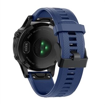 Voor Garmin Fenix 7 armband Quick Release siliconen verstelbare horlogeband met zwarte gesp