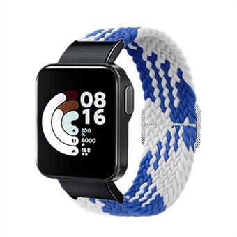 Voor vervanging van Xiaomi Redmi horloge polsbandje Gevlochten nylon elastische horlogeband