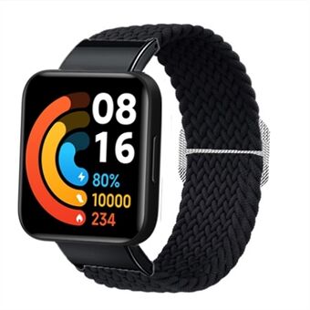 Voor Xiaomi Redmi Watch 2 vervangende armband gevlochten nylon elastisch Smart met metalen connector