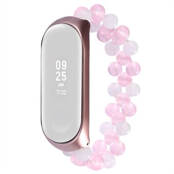 Fashion Jade Kralen Polsband Polsband voor Xiaomi Mi Band 3/4 Vervanging Smart Watch Band