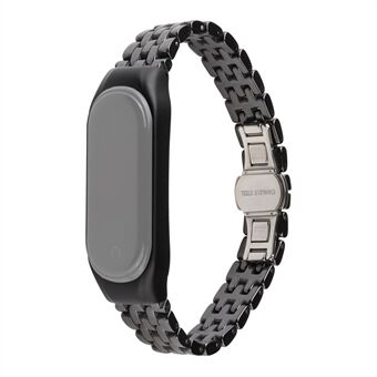 Voor Xiaomi Mi Band 3 / Mi Band 4 Stijlvol keramiek + horlogeband in roestvrij Steel