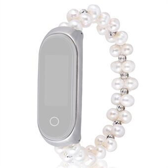 Voor Xiaomi Mi Band 5/6 Parels Armband Smart Horloge Band Vervanging Polsband: