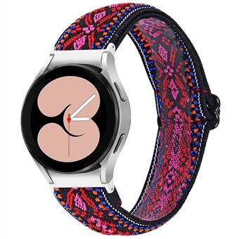 Voor Samsung Galaxy Watch4 Active 40mm/44mm/Watch4 Classic 42mm/46mm Elastisch Geweven Smart Horloge Band Vervanging Verstelbare Polsband