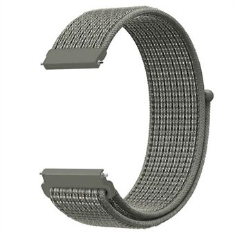 Voor Garmin Vivoactive 4 Nylon geweven horlogeband 22 mm vervangende verstelbare polsband: