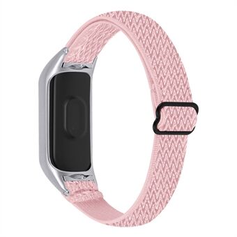 Voor Xiaomi Mi Band 7 Elastische vervangende lusband Nylon stretch gevlochten sport Verstelbare polsbandriem: