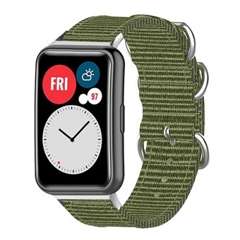 Voor Huawei Horloge Fit 2 Nylon Quick Release Horloge Band Steel Ringen Gesp Canvas Vervanging Band: