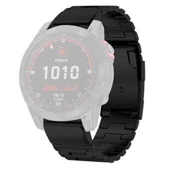 Voor Garmin Epix Gen2 / Fenix 7/Descent G1 / Instinct 2 Horlogebandje Steel horlogeband 22mm Vervangende band met vouwsluiting