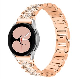 Voor Samsung Galaxy Watch4 Active 40mm/44mm/Watch4 Classic 42mm/46mm Horlogebandje Bling Strass Roestvrij Steel Vervanging horloge Polsband