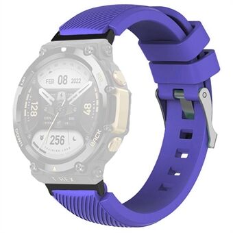 Voor Huami Amazfit T-Rex 2 Twill Textuur Horloge Band Vervanging Horlogeband Universal 22mm Siliconen Horlogeband: