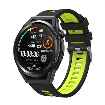 Voor Samsung Galaxy Horloge 5 40mm/44mm/Horloge 5 Pro 45mm Dual Color Horlogeband 20mm Siliconen Ademend Verstelbare Sportband