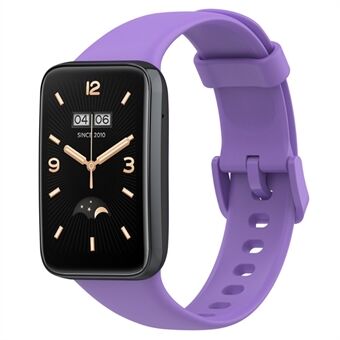 Voor Xiaomi Mi Band 7 Pro Effen Kleur TPU Horloge Band Pin Gesp Verstelbare Polsband: