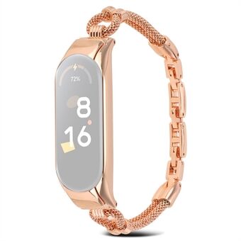 Voor Xiaomi Mi Band 3/4 delicate koperen ketting metalen band vervangende horlogeband: