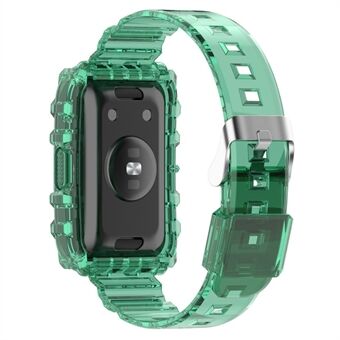 Voor Xiaomi Mi Band 7 Pro Effen Kleur Siliconen Smart Horloge Band Clear Vervanging Polsband: