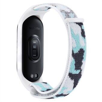 Voor Xiaomi Mi Band 5/6/7 Camouflage Nylon Verstelbare Smart Horlogeband Vervanging Polsband: