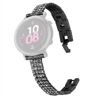 Voor Samsung Galaxy Watch 5 40mm / 44mm / Watch 5 Pro 45mm vier rijen polsband metalen strass decor polsband horlogeband