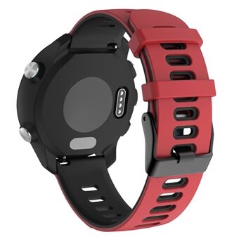 Voor Samsung Galaxy Horloge 5 40mm/44mm/5 Pro 45mm Dual-Color Horlogeband Vervanging Horlogebandje Siliconen Horlogeband: