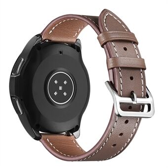 Voor Samsung Galaxy Watch 5 40mm/44mm/Horloge 5 Pro 45mm horlogeband getextureerde lederen vervangende band