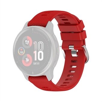 Voor Garmin Venu 2 Plus / Samsung Galaxy Horloge 5 Pro 45mm Cross Streep Siliconen Horloge Band 20mm Universal Vervanging Polsband: