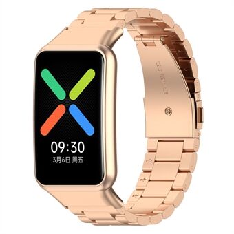 Voor Oppo Horloge Gratis 3 Kralen Roestvrij Steel Smart Horloge Band Vervanging Polsband: