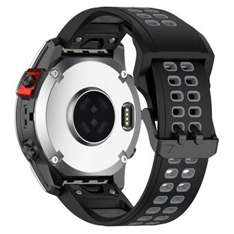 Voor Garmin Garmin Descent G1/COROS VERTIX Horloge Band 22mm Dual-Color Horlogebandje Siliconen Horlogeband met Dual-Hole Gesp