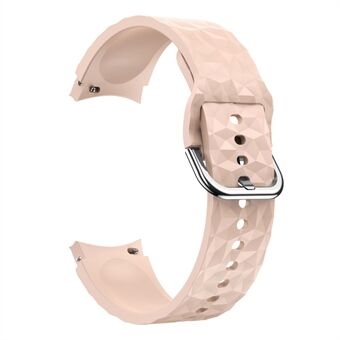 Voor Samsung Galaxy Watch 4 40 mm / 44 mm / Watch 4 Classic 42 mm / 46 mm / Watch 5 40 mm / 44 mm Rhombus horlogeband Zachte siliconen sportpolsbandband