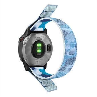 Voor Garmin Descent G1/Fenix 7/6 Pro /5 Plus Nylon Horlogeband Verstelbare Sport Loop Strap Polsband Vervanging Armband