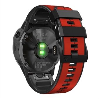 Voor Garmin Enduro/Tactix Delta /Tactix 7 Pro Pin Textuur Siliconen Horloge Band 26mm Dual Kleuren Vervanging Polsband