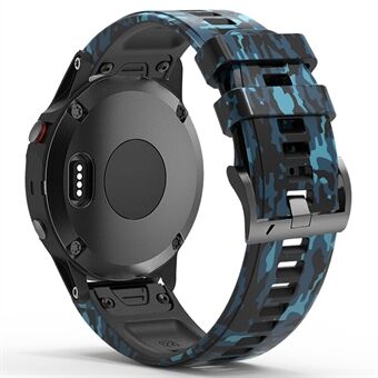 Voor Garmin Descent G1/Instinct 2/Epix Gen2 Gedrukt Patroon Horloge Band Zachte Siliconen Quick Release Vervanging Sport Band