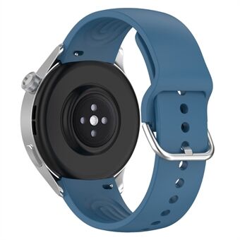 22 mm boogvormige horlogeband voor Xiaomi Watch S2 / S1 / S1 Pro, verstelbare siliconen polsband met metalen gesp