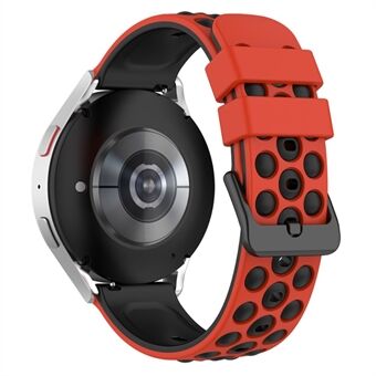 22 mm Smart horlogebanden voor Huawei Watch Buds / GT2 / GT / GT2 Pro / Garmin Vivoactive 4 / Forerunner 255, tweekleurige Universal siliconen horlogeband