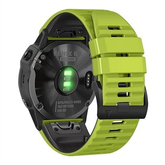 Voor Garmin Descent G1 / Instinct 2 tweekleurige siliconen polsband, verstelbare vervangende horlogeband