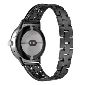 Metalen horlogeband voor Google Pixel horloge met strass versierde horlogeband