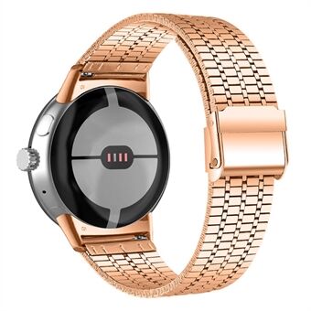 Metalen horlogeband voor Google Pixel Watch horlogeband met dubbele gesp