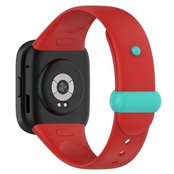 Horlogeband voor Xiaomi Redmi Watch 3 Zachte siliconen band met knoopgesp