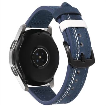 Voor Samsung Galaxy Watch3 41 mm / Garmin Forerunner 645 / Huawei Watch GT 2 42 mm horlogeband 20 mm lederen band