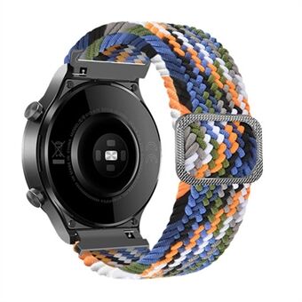 Voor Samsung Galaxy Watch3 45 mm / Huami Amazfit Pace / Stratos horlogeband 22 mm nylon horlogeband met gesp