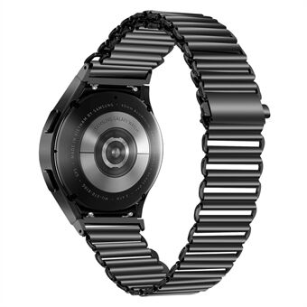 Voor Samsung Galaxy Watch4 Active 40 mm / 44 mm / Watch4 Classic 42 mm / 46 mm Steel horlogeband Verstelbare polsband met connector