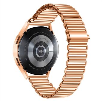 Voor Samsung Galaxy Watch4 Active 40 mm / 44 mm / Watch4 Classic 42 mm / 46 mm Steel polsband 20 mm verstelbare holle horlogeband