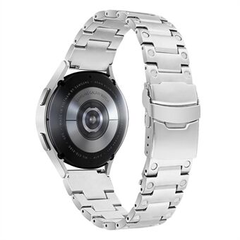 Voor Samsung Galaxy Watch4 Active 40 mm 44 mm / Watch4 Classic 42 mm 46 mm horlogeband 20 mm Steel vervangende riem - zilver