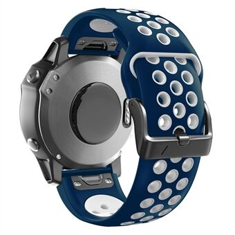 Voor Garmin Tactix Delta / Enduro / Fenix 7X / Fenix 7X siliconen horlogeband Dual Color Quick Release polsband