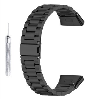 Voor Xiaomi Redmi Watch 3 / Mi Watch Lite 3 horlogeband 3 kralen Steel metalen band met koffer + gereedschap