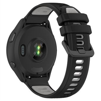 Voor Garmin Forerunner 265S siliconen horlogebanden 18 mm tweekleurige vervangende band