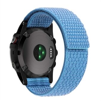 Voor Garmin Tactix 7 Pro / Fenix ​​7X / Fenix ​​6X Pro Stiksels Horlogeband 26mm Verstelbare Lus Nylon Polsband