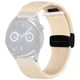 Voor Garmin Forerunner 265 / 255 / Vivoactive 4 / Venu 2 Nylon Horlogebandje 22mm Vervanging Horlogeband met Vouwgesp